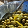 Green Olives with lemon
